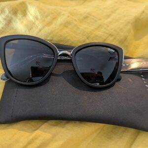 Quay Australia Black Oversized Sunglasses